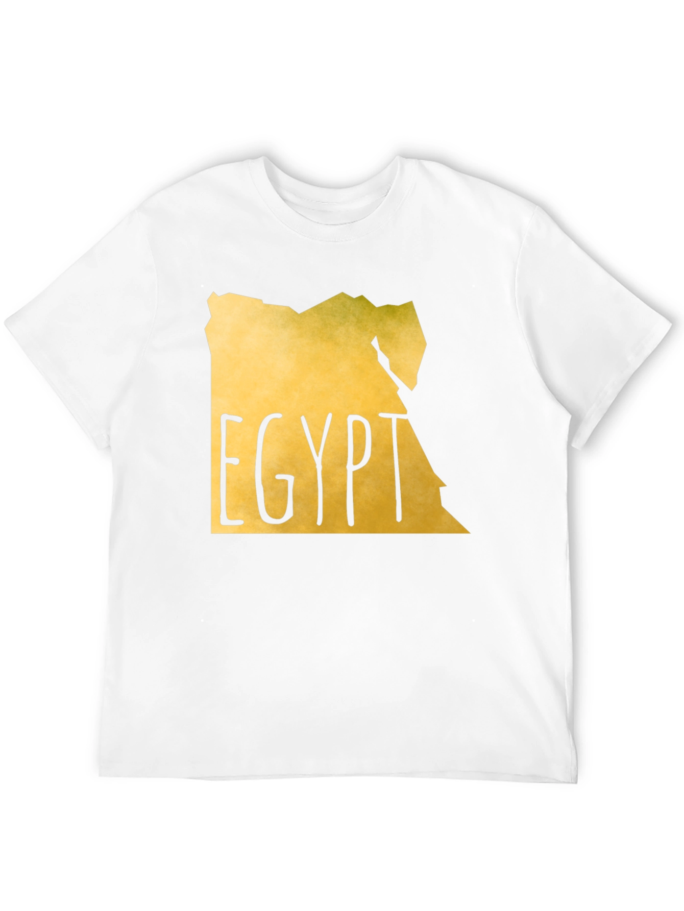 Egypt Map T-Shirt - Black Cotton Graphic Tee