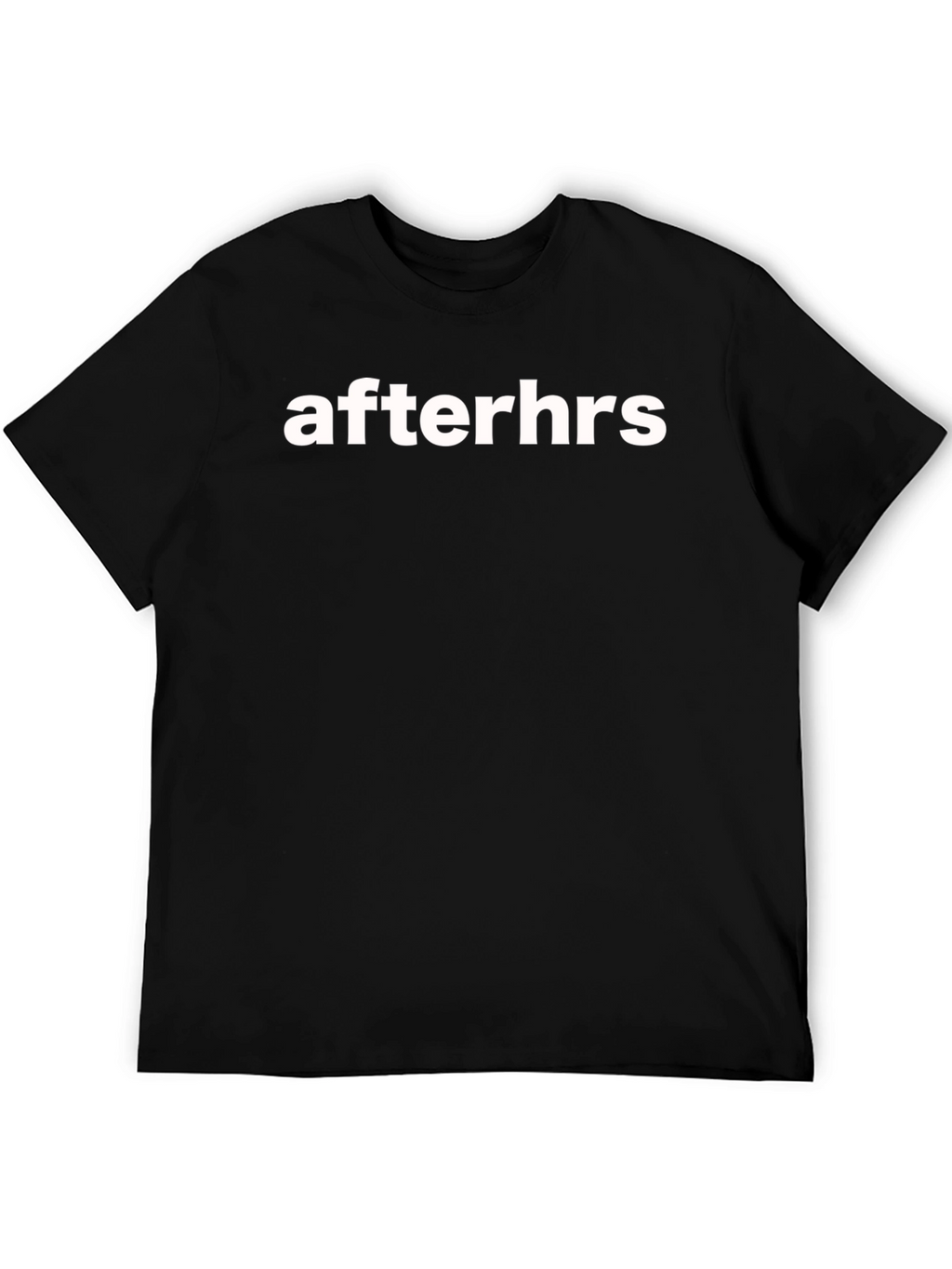 Afterhrs Graphic Tee - Stylish Black T-Shirt