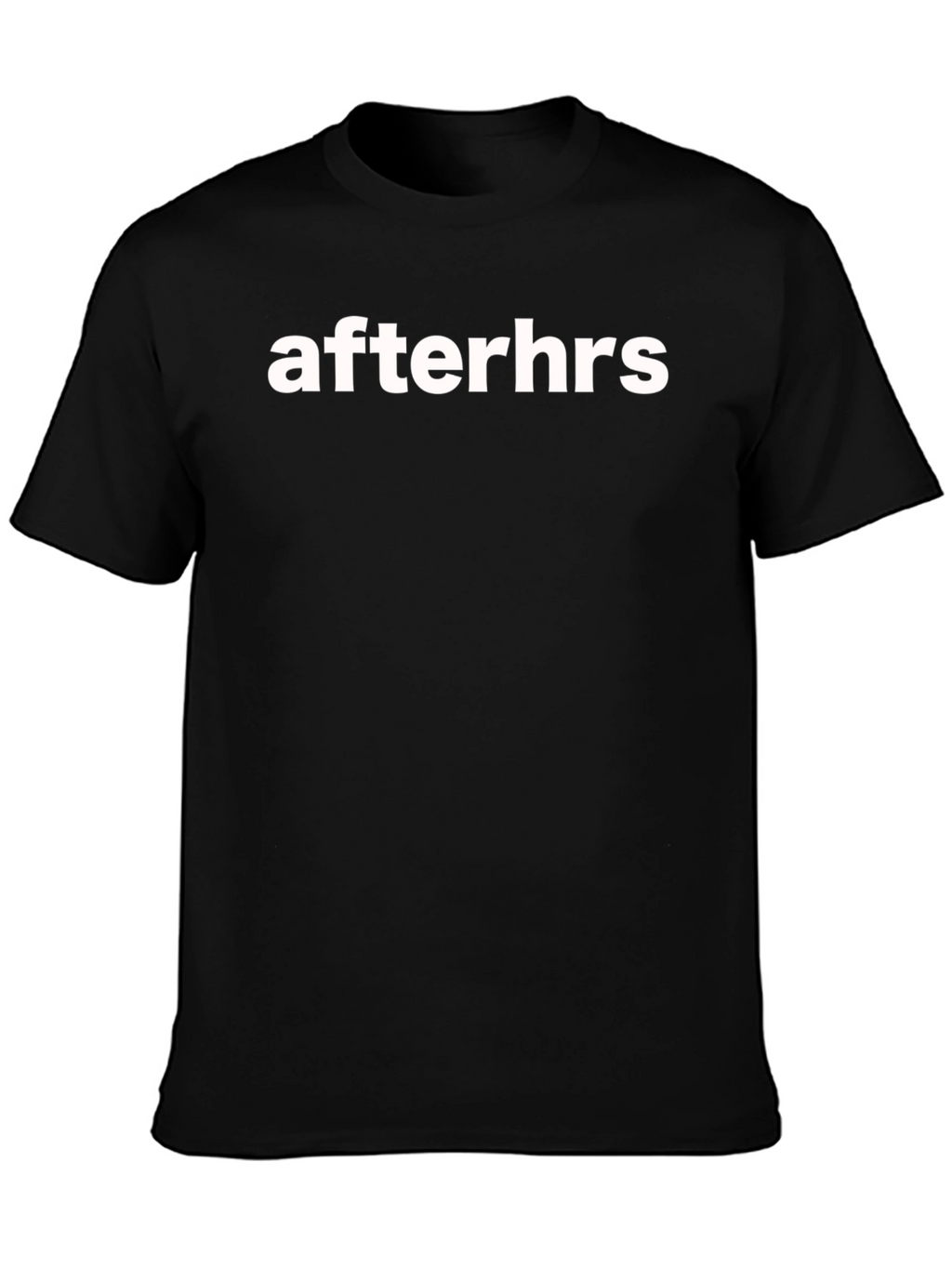 Afterhrs Graphic Tee - Stylish Black T-Shirt