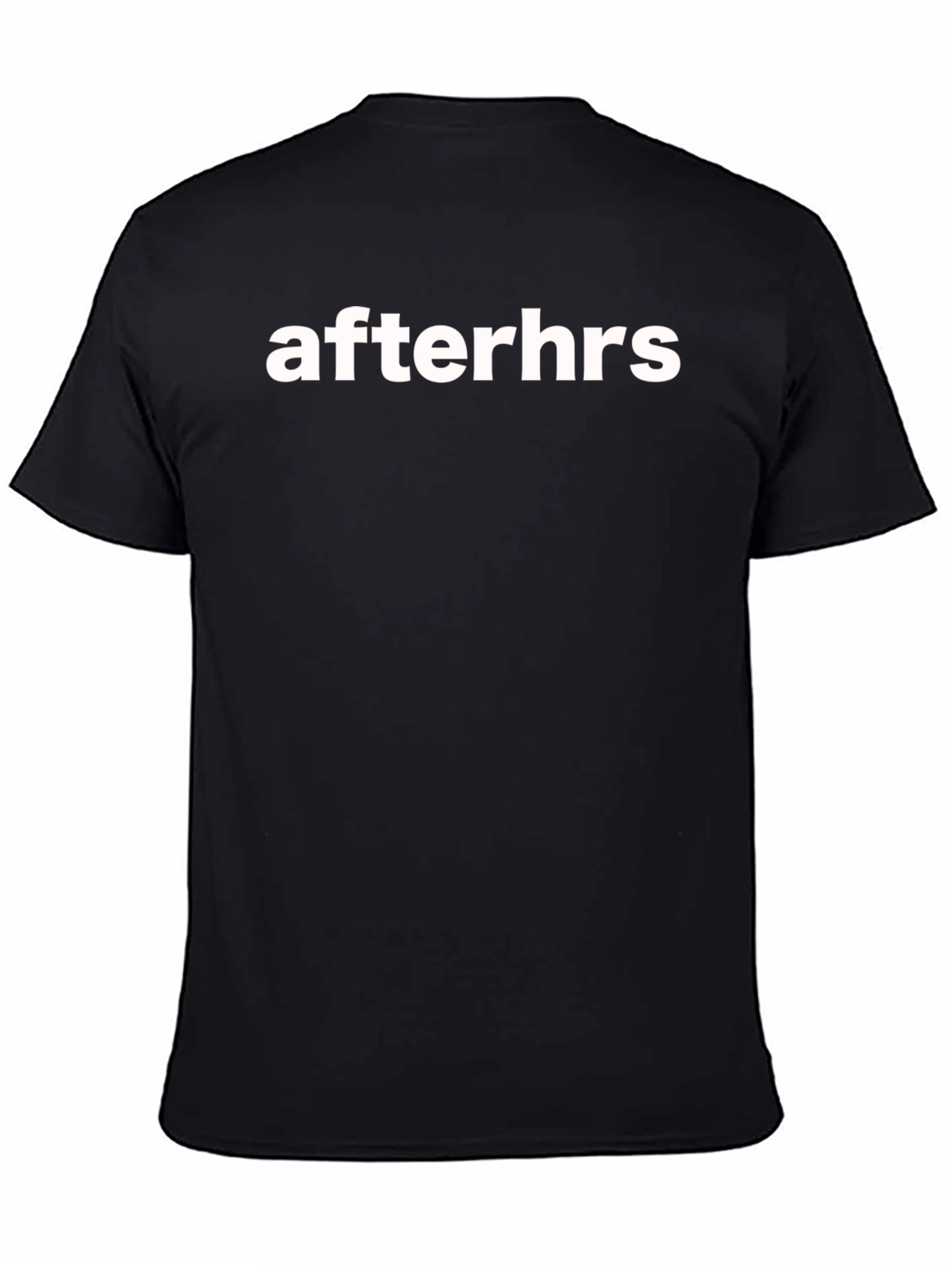 Afterhrs Graphic Tee - Stylish Black T-Shirt