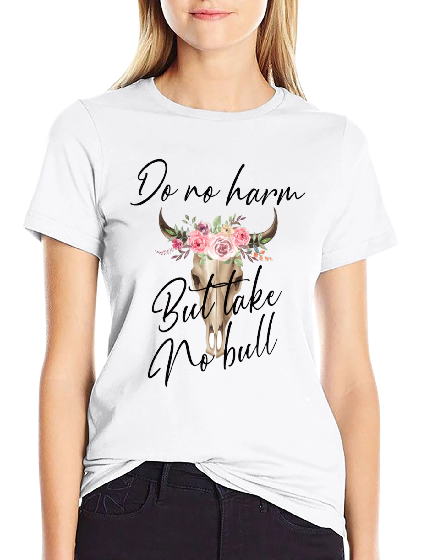 Do No Harm But Take No Bull Graphic Tee