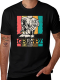 Grumpy but Lovable Tiger Graphic T-Shirt