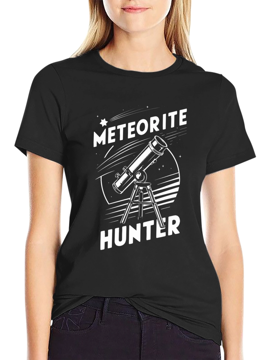 Meteorite Hunter T-Shirt Astronomy Telescope Tee