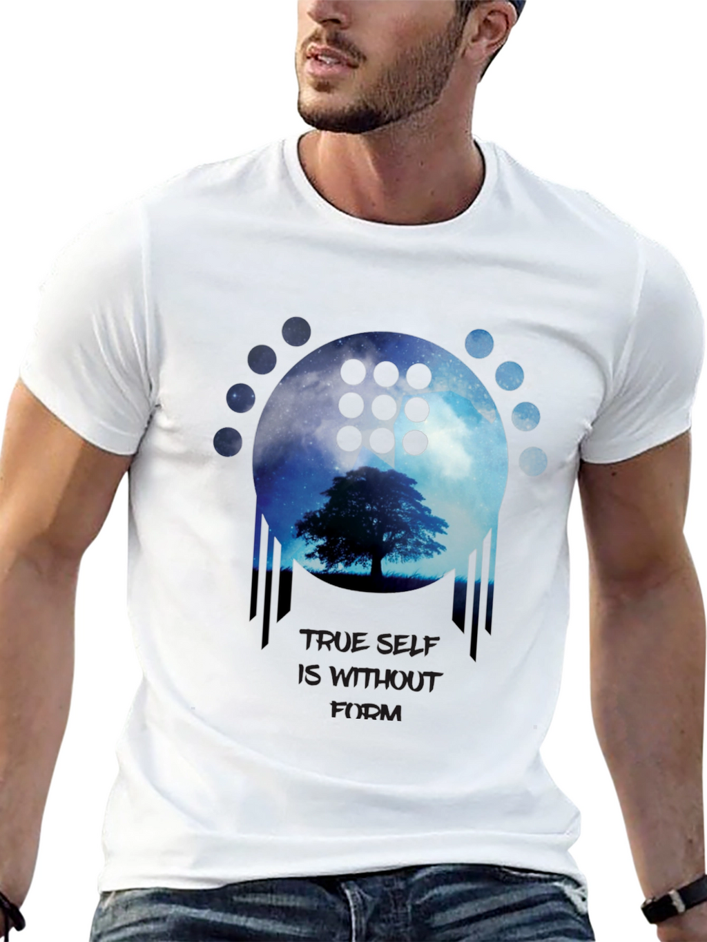 Mystic Tree Graphic Tee - True Self Wisdom T-Shirt