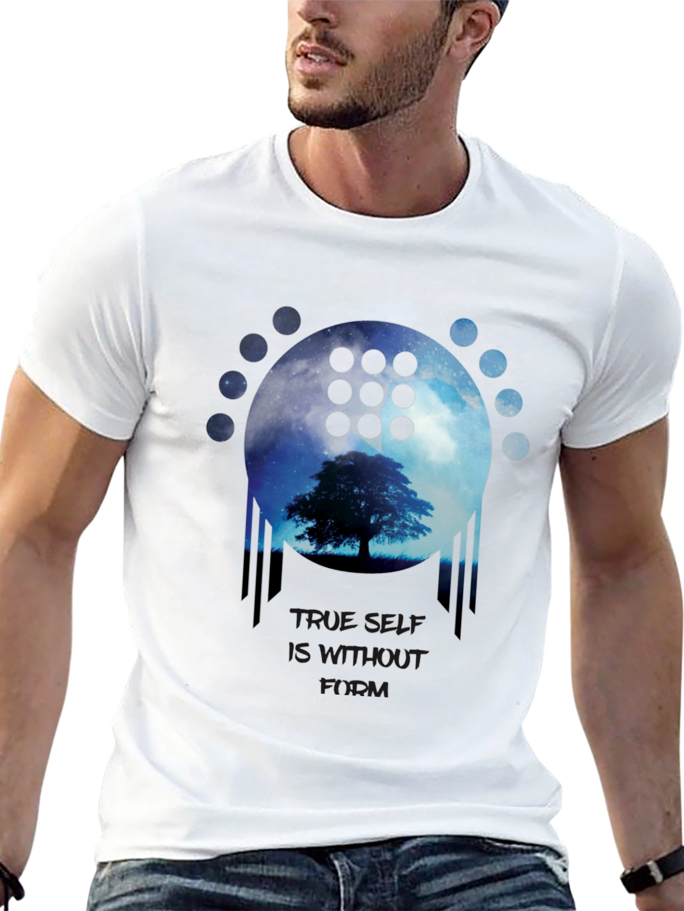 Mystic Tree Graphic Tee - True Self Wisdom T-Shirt