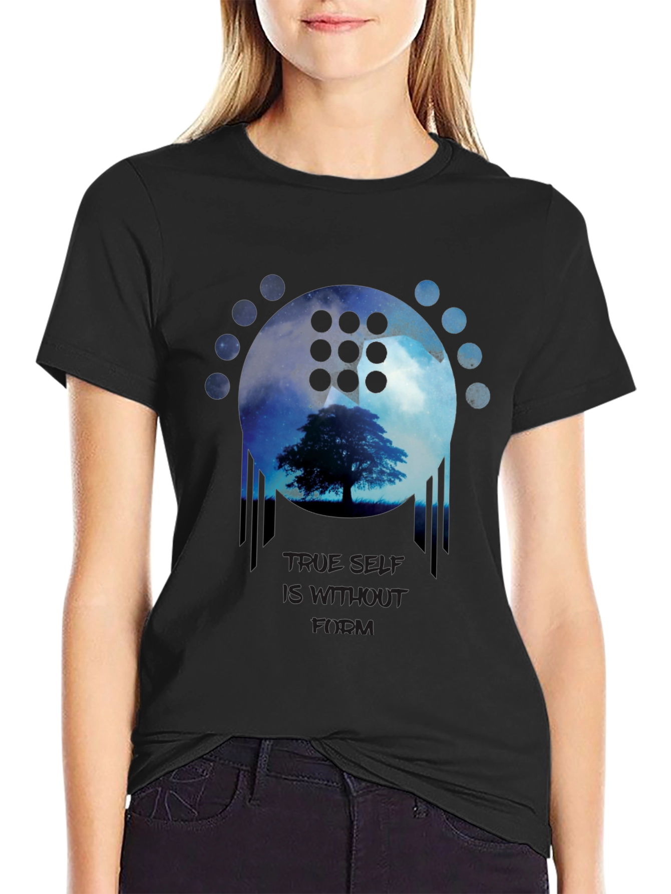 Mystic Tree Graphic Tee - True Self Wisdom T-Shirt