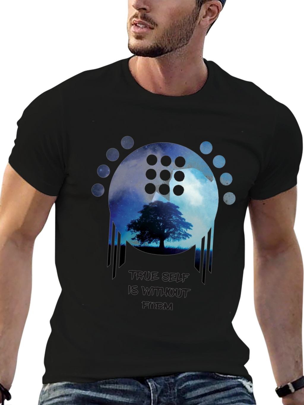 Mystic Tree Graphic Tee - True Self Wisdom T-Shirt