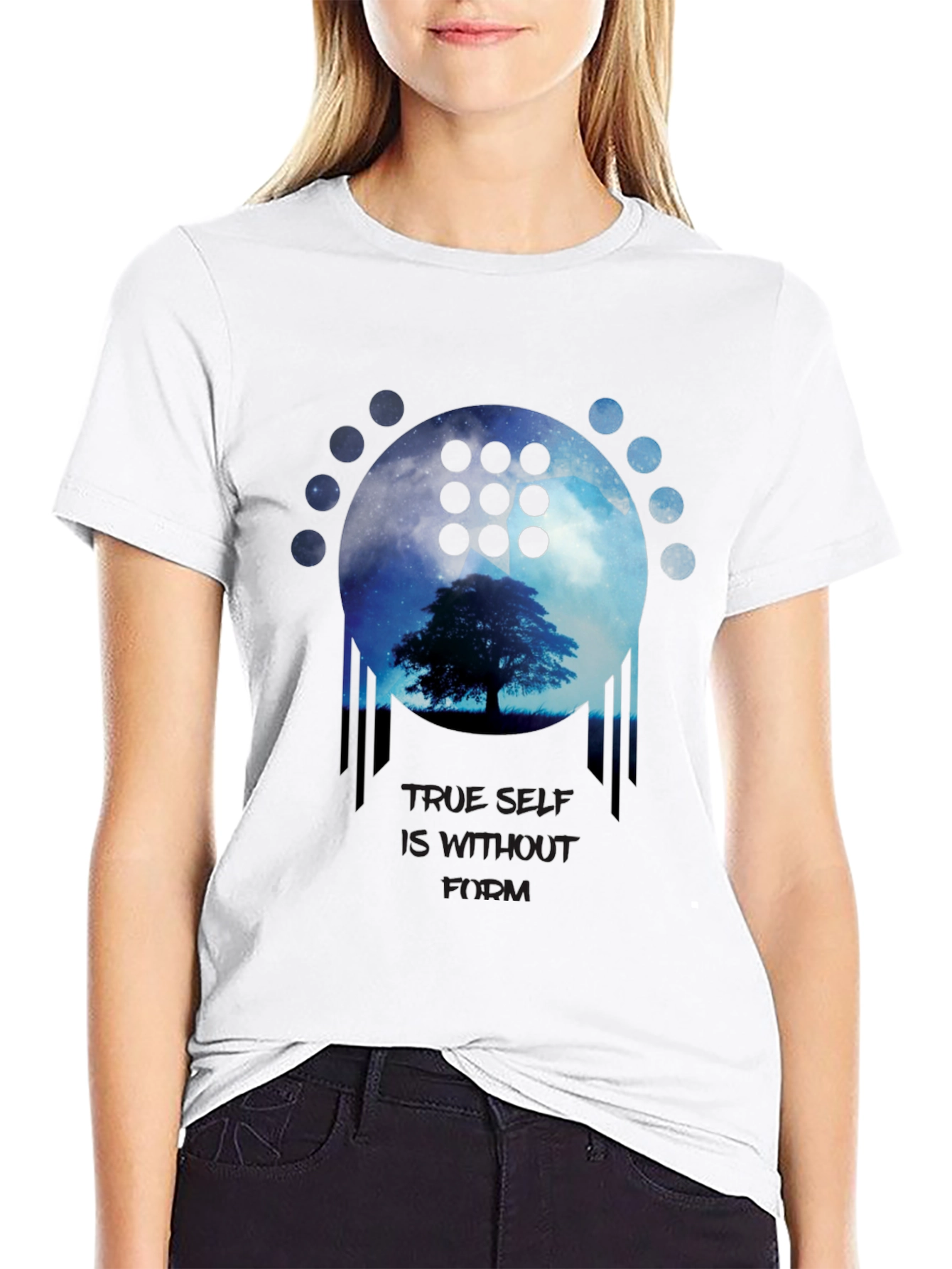 Mystic Tree Graphic Tee - True Self Wisdom T-Shirt