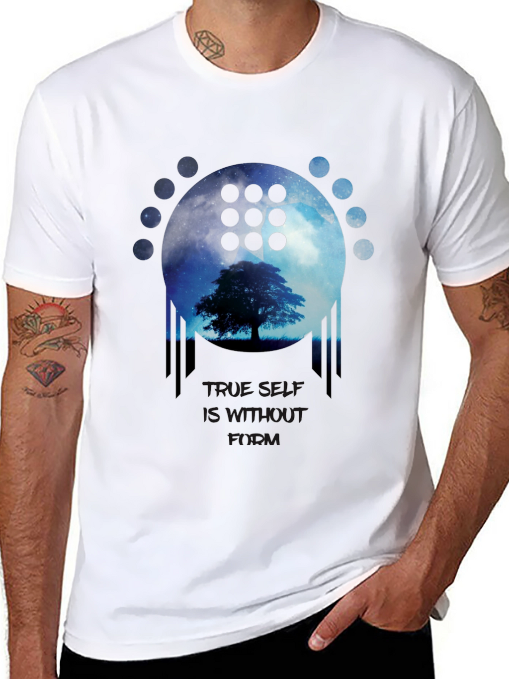 Mystic Tree Graphic Tee - True Self Wisdom T-Shirt