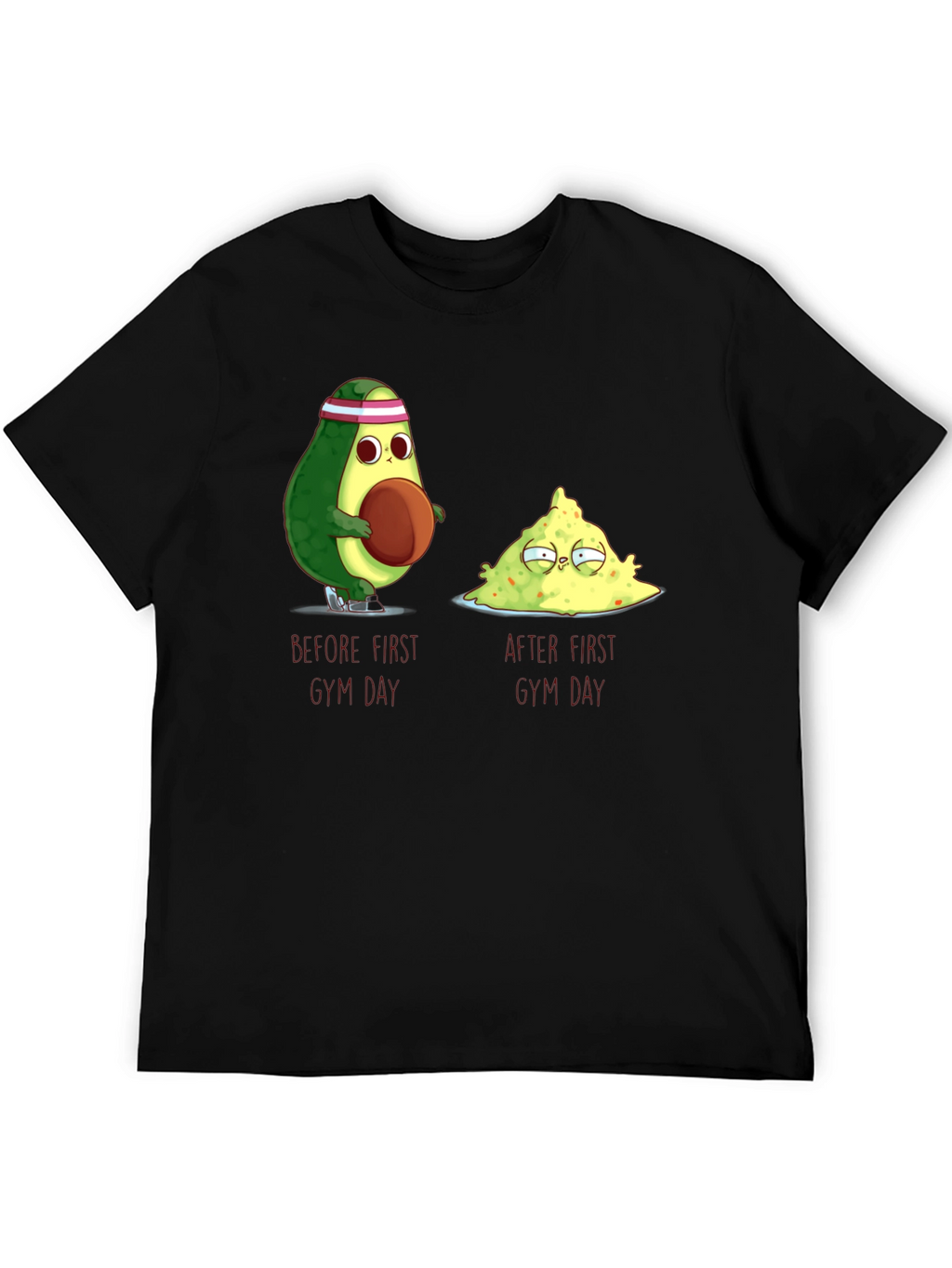 Avocado Gym Day T-Shirt - Funny Workout Tee