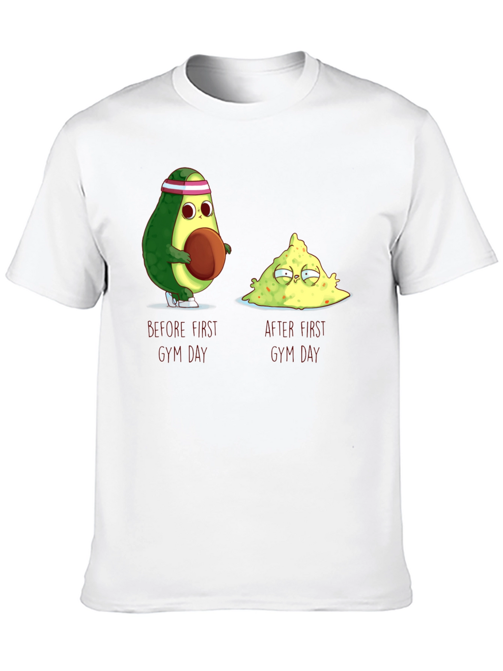 Avocado Gym Day T-Shirt - Funny Workout Tee