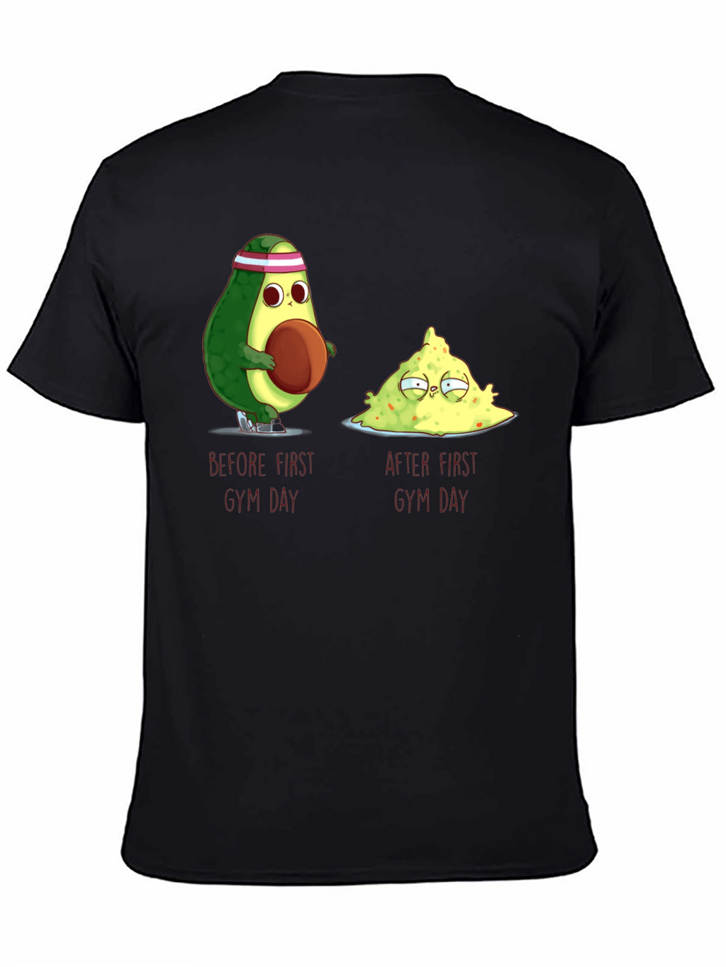 Avocado Gym Day T-Shirt - Funny Workout Tee
