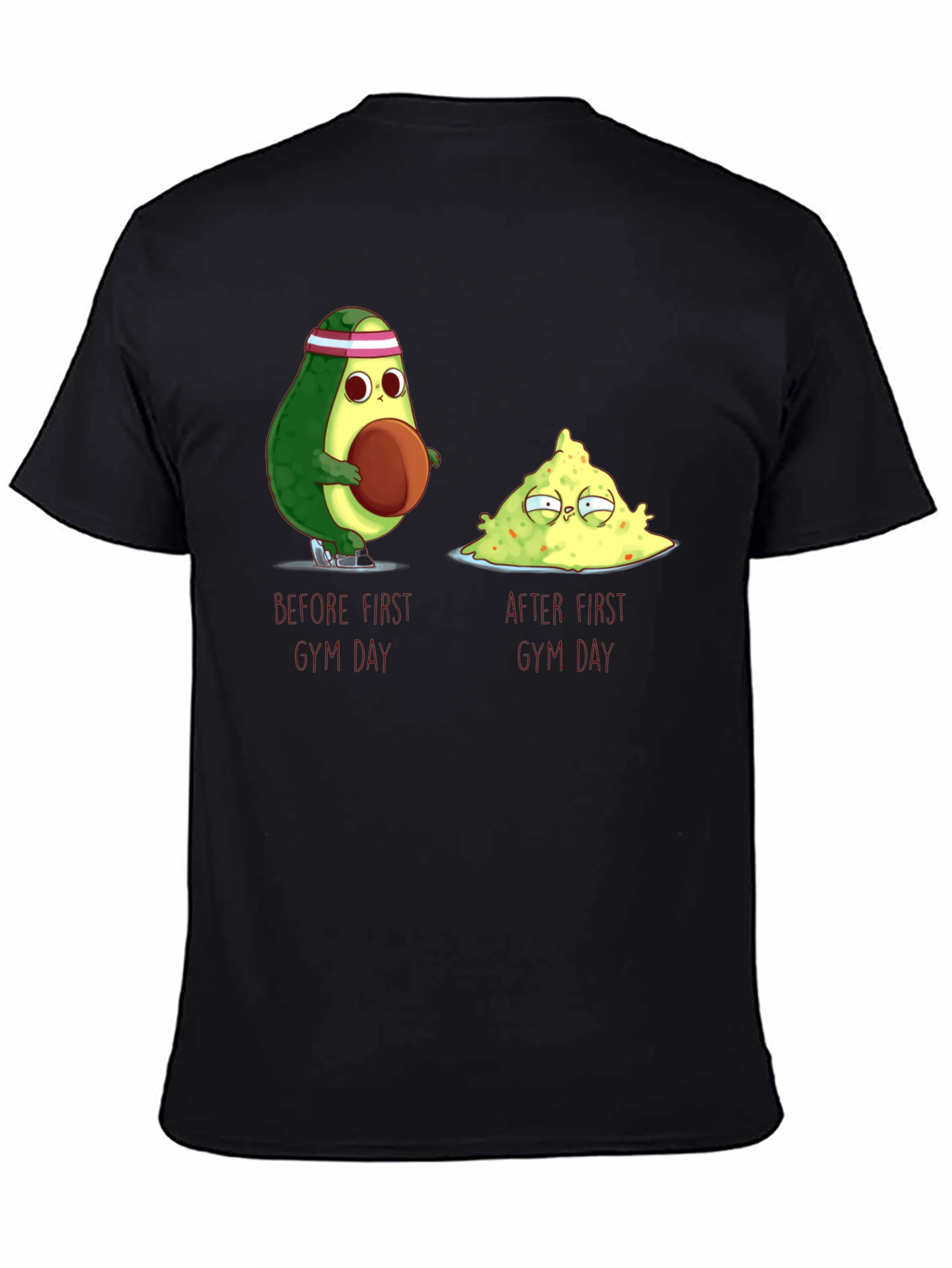 Avocado Gym Day T-Shirt - Funny Workout Tee