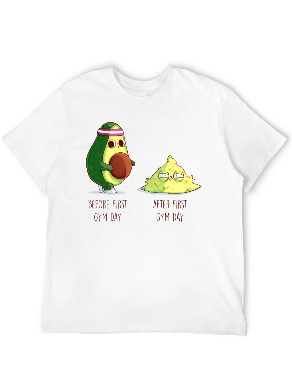 Avocado Gym Day T-Shirt - Funny Workout Tee