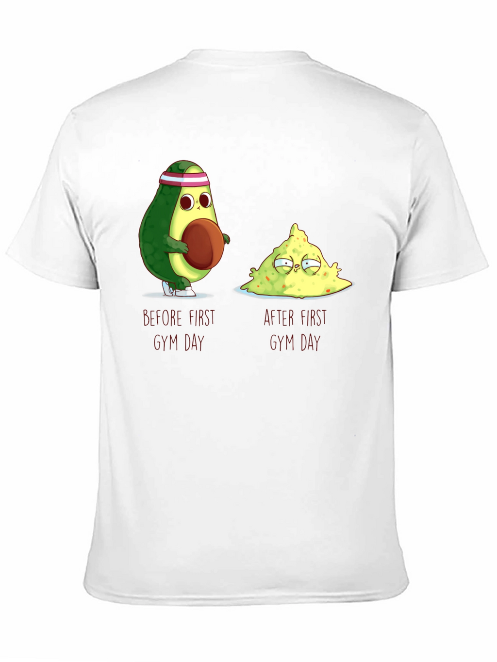 Avocado Gym Day T-Shirt - Funny Workout Tee
