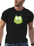 Cute Owl Graphic Tee - Peek-A-Boo Design