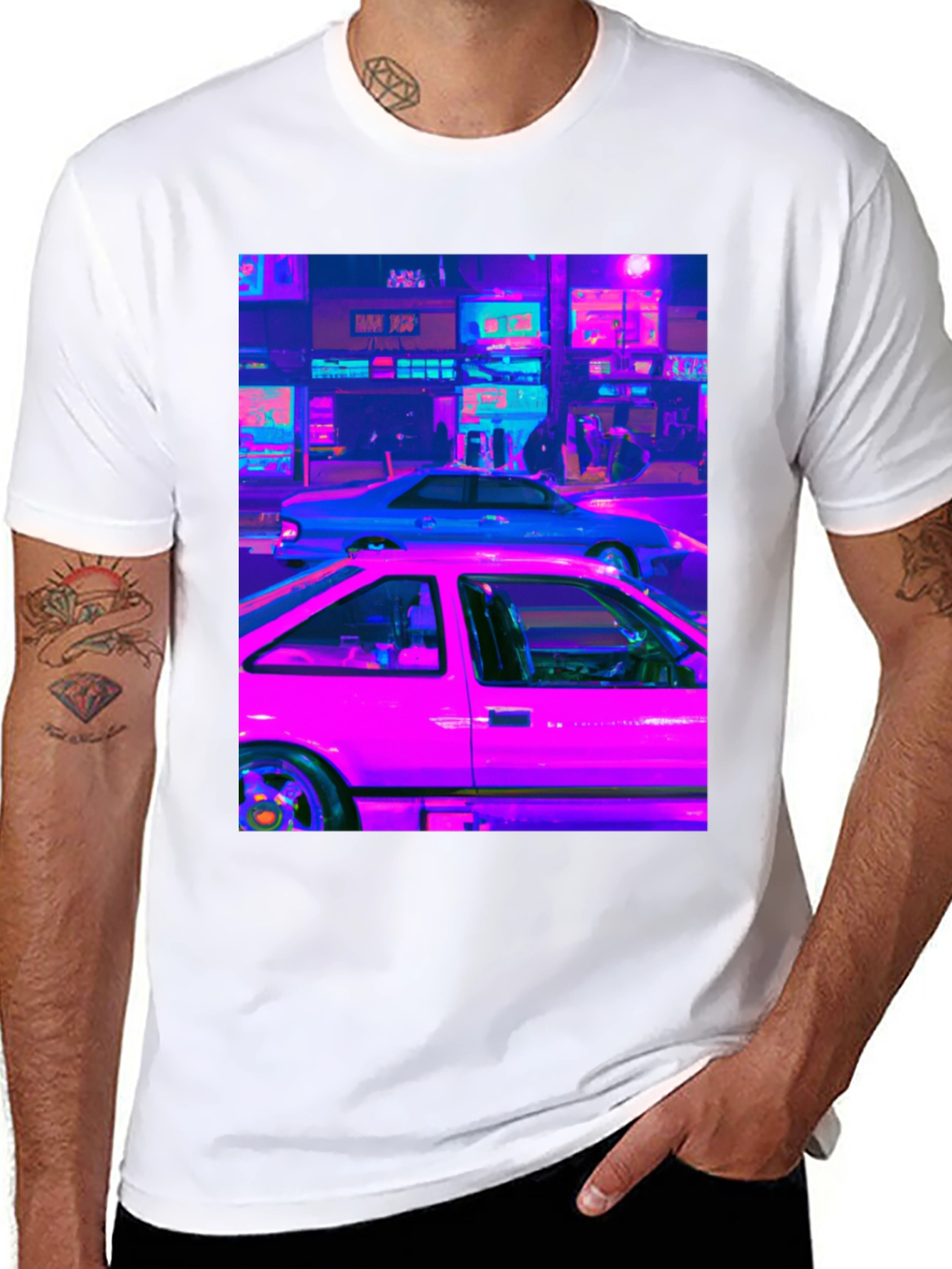 Retro Cars Graphic Tee