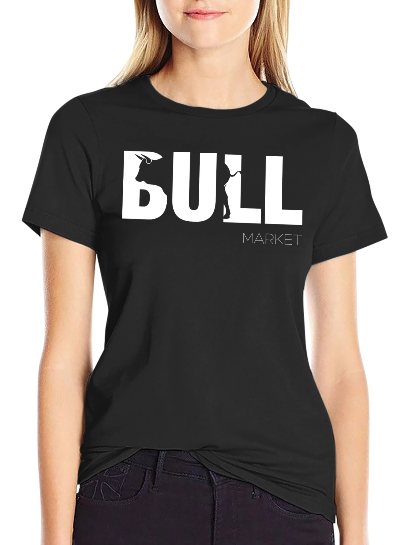 Bull Market Graphic Tee - Black