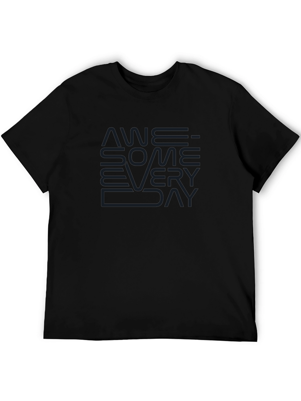 Awesome Everyday Black Graphic Tee
