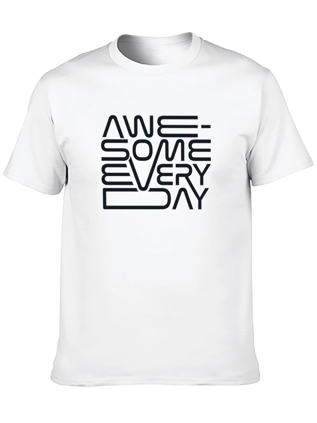 Awesome Everyday Black Graphic Tee