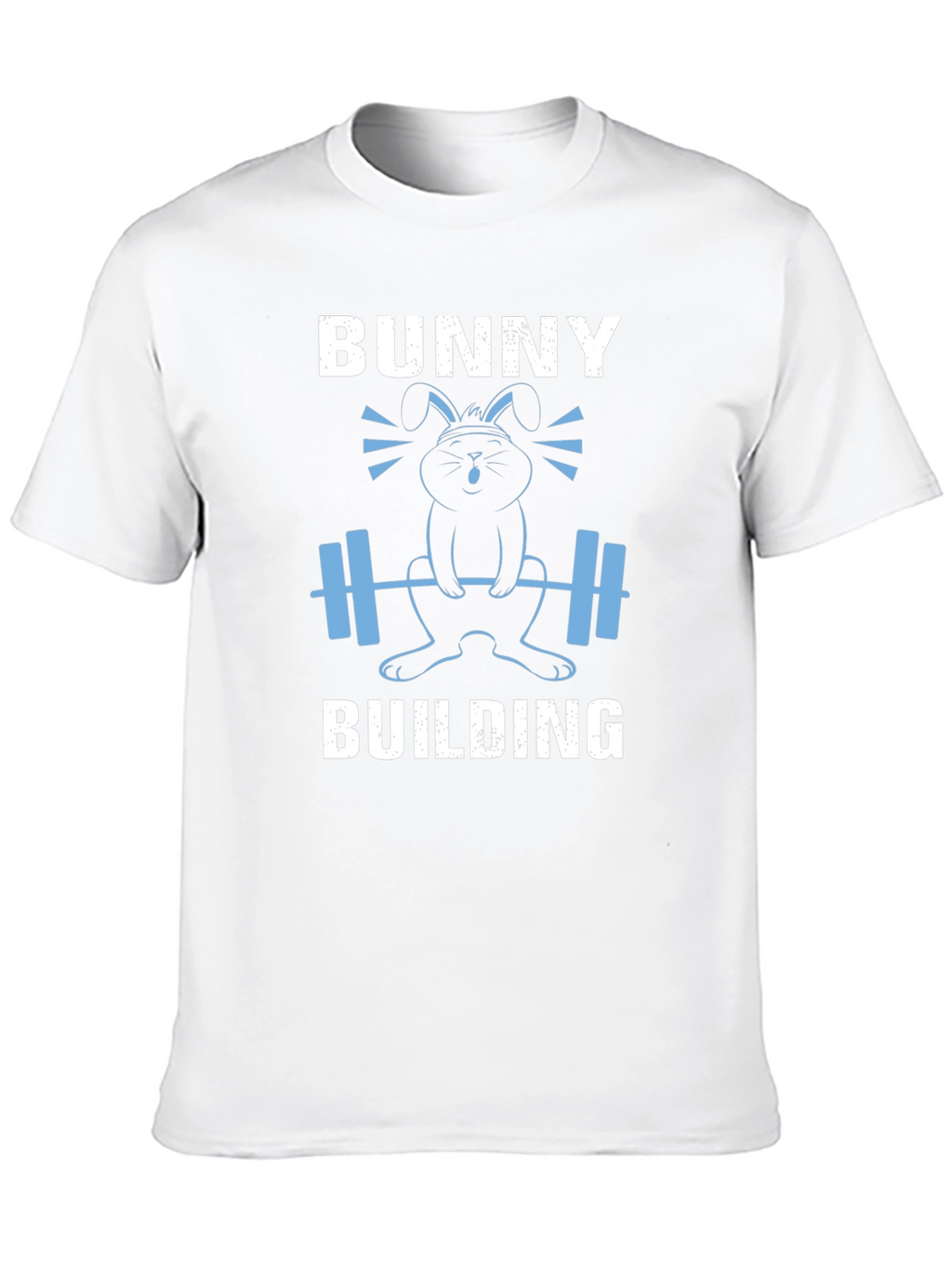 Bunny Building Graphic T-Shirt - Gym Easter