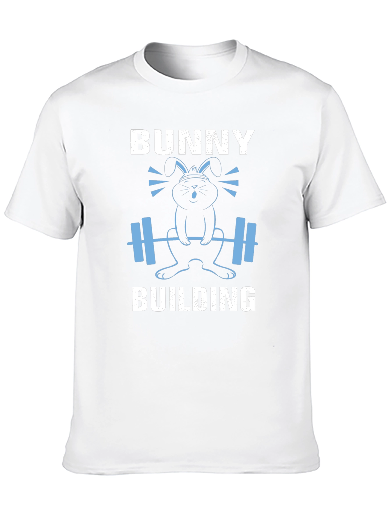 Bunny Building Graphic T-Shirt - Gym Easter