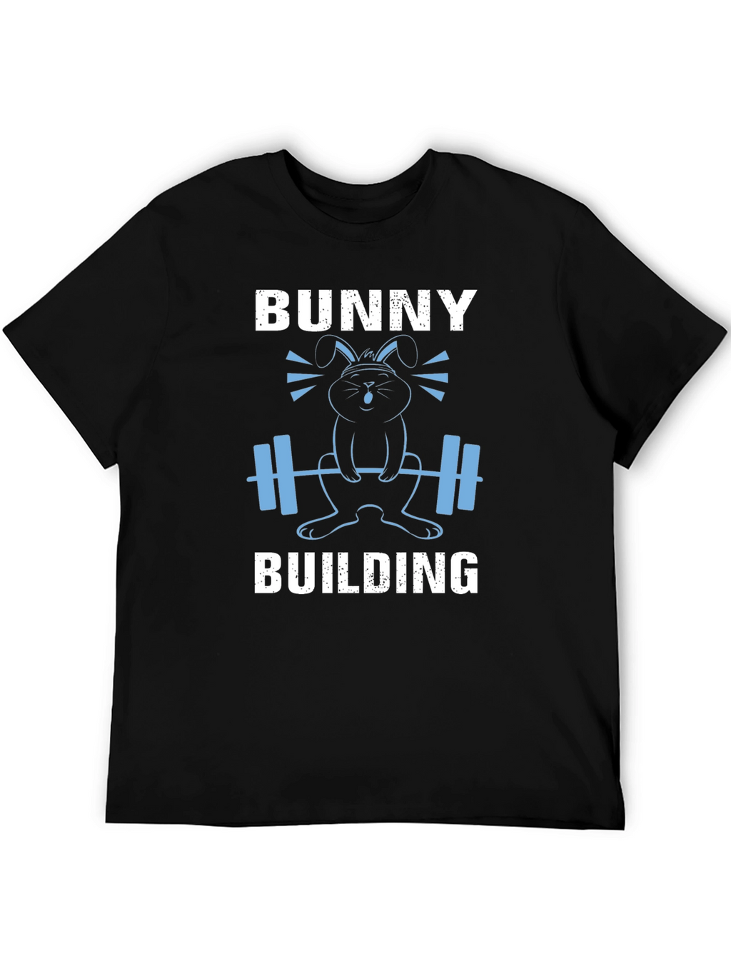 Bunny Building Graphic T-Shirt - Gym Easter