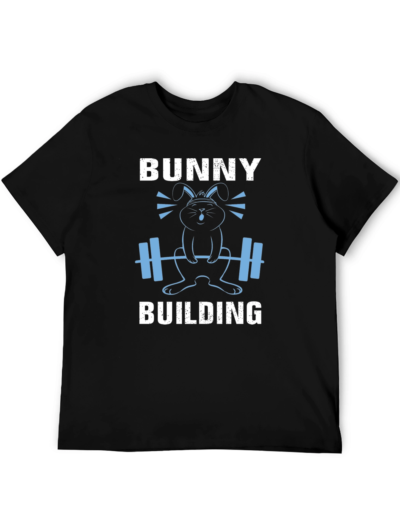 Bunny Building Graphic T-Shirt - Gym Easter