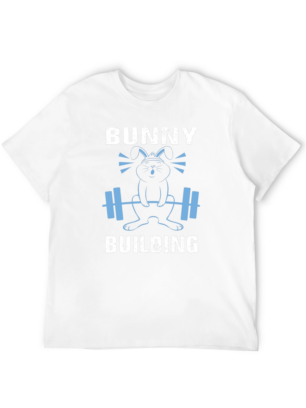 Bunny Building Graphic T-Shirt - Gym Easter
