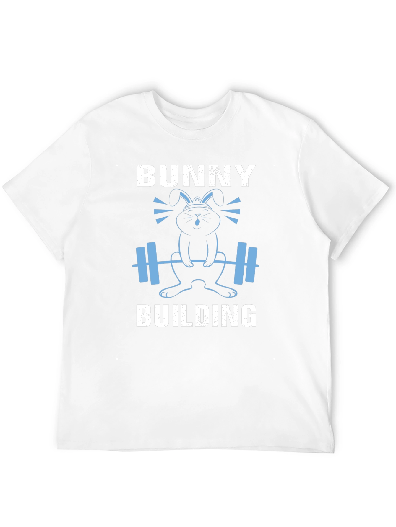 Bunny Building Graphic T-Shirt - Gym Easter