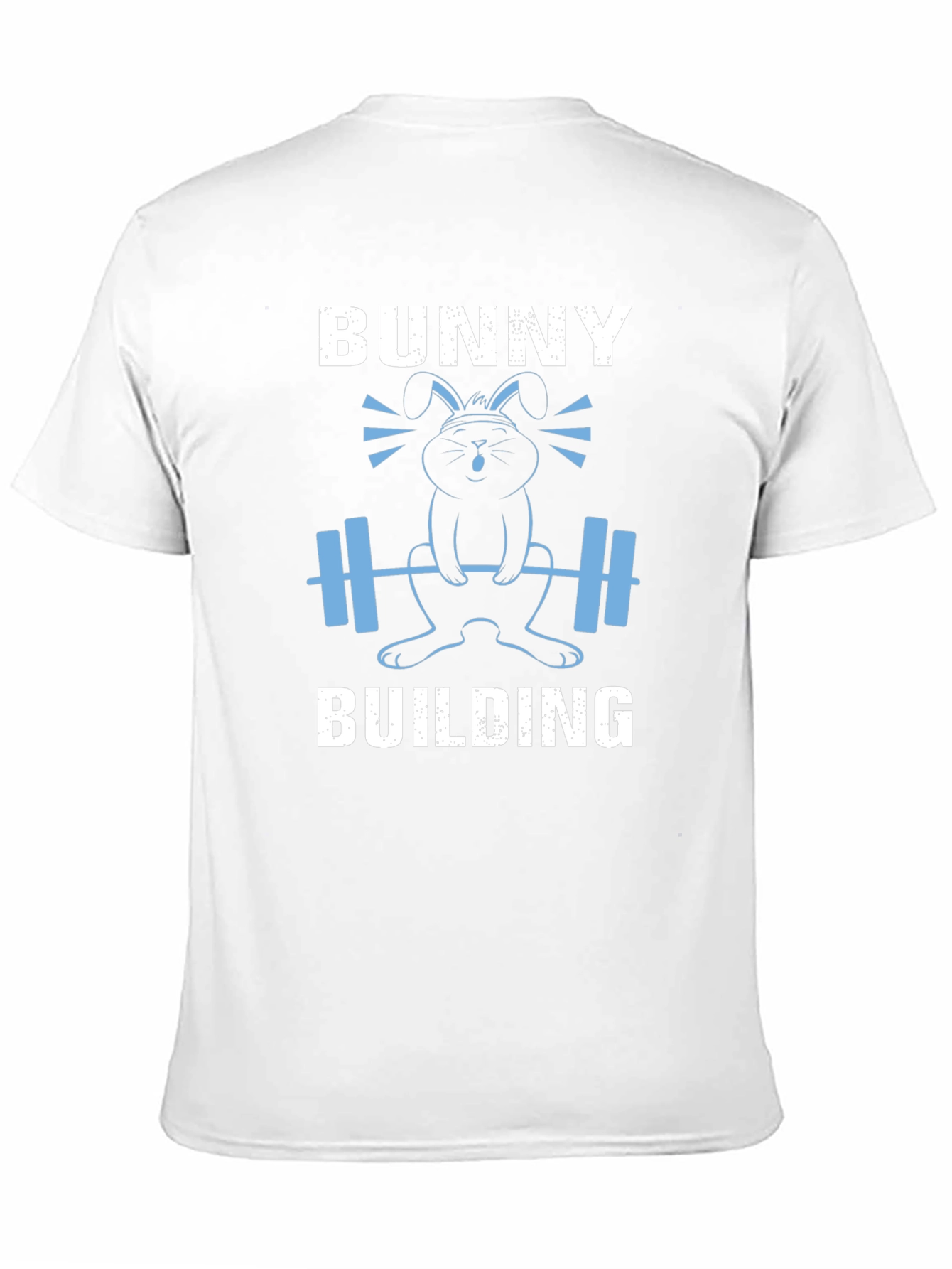 Bunny Building Graphic T-Shirt - Gym Easter