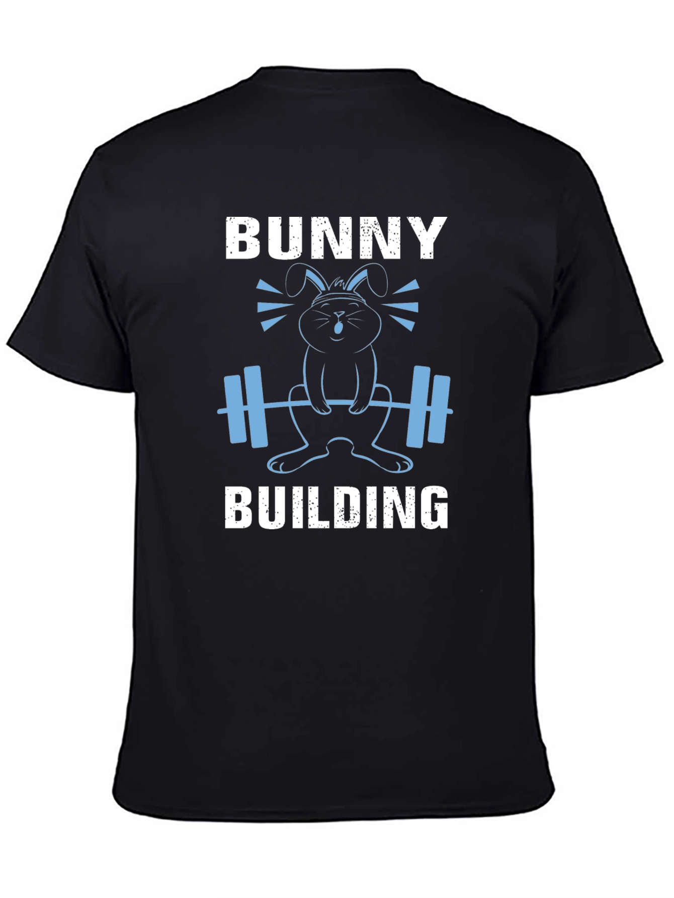 Bunny Building Graphic T-Shirt - Gym Easter
