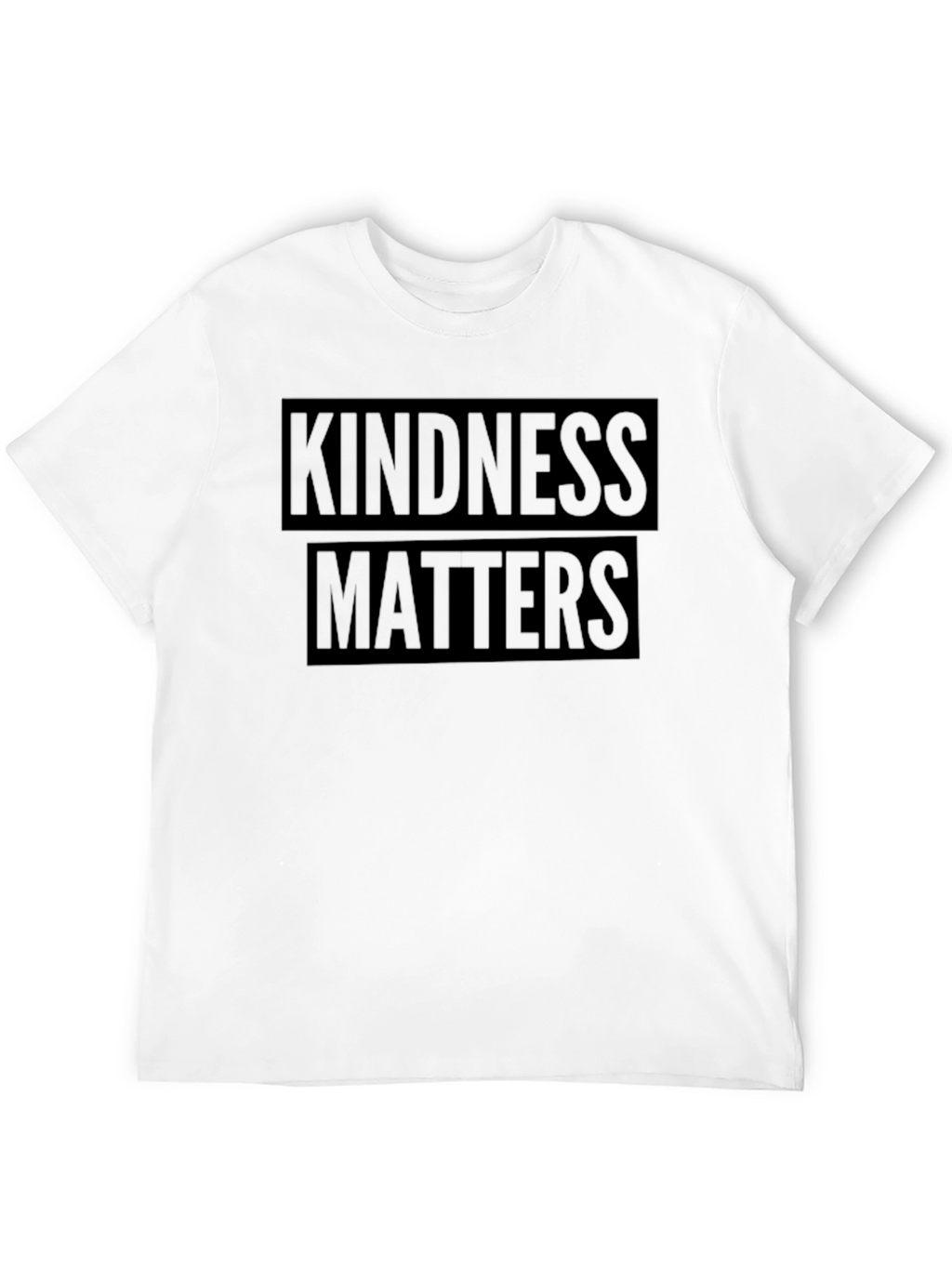 Kindness Matters Black Graphic T-Shirt