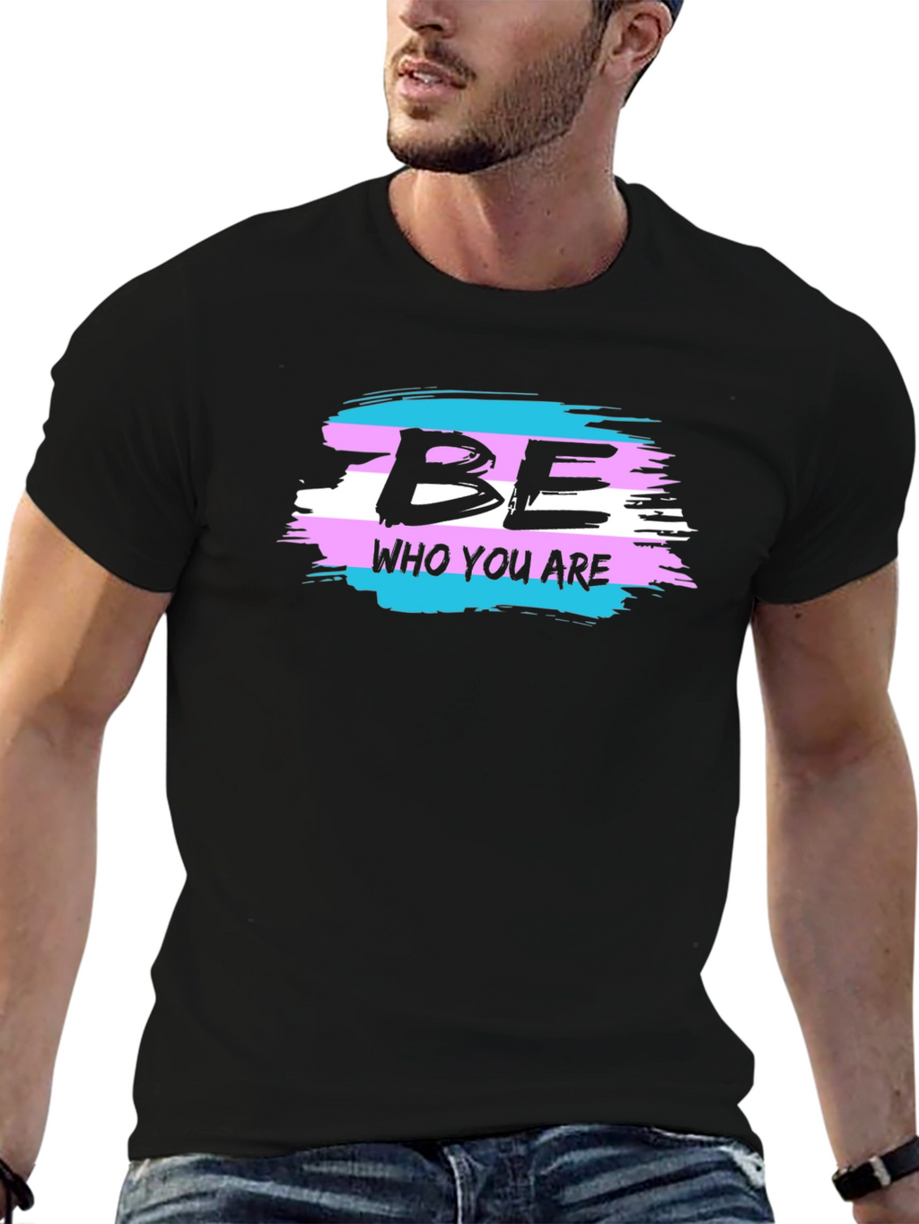 Be Who You Are Transgender Pride T-Shirt