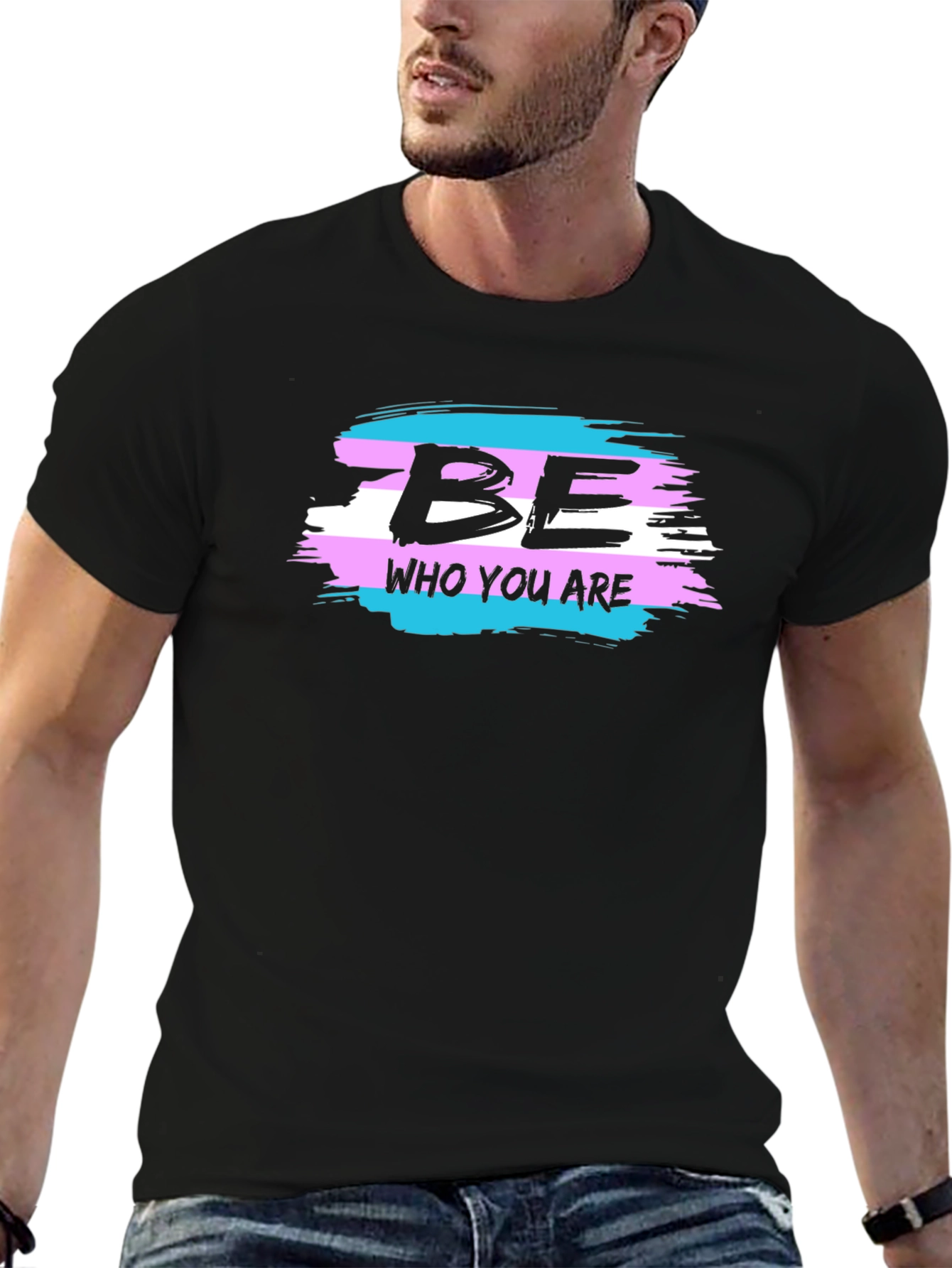 Be Who You Are Transgender Pride T-Shirt