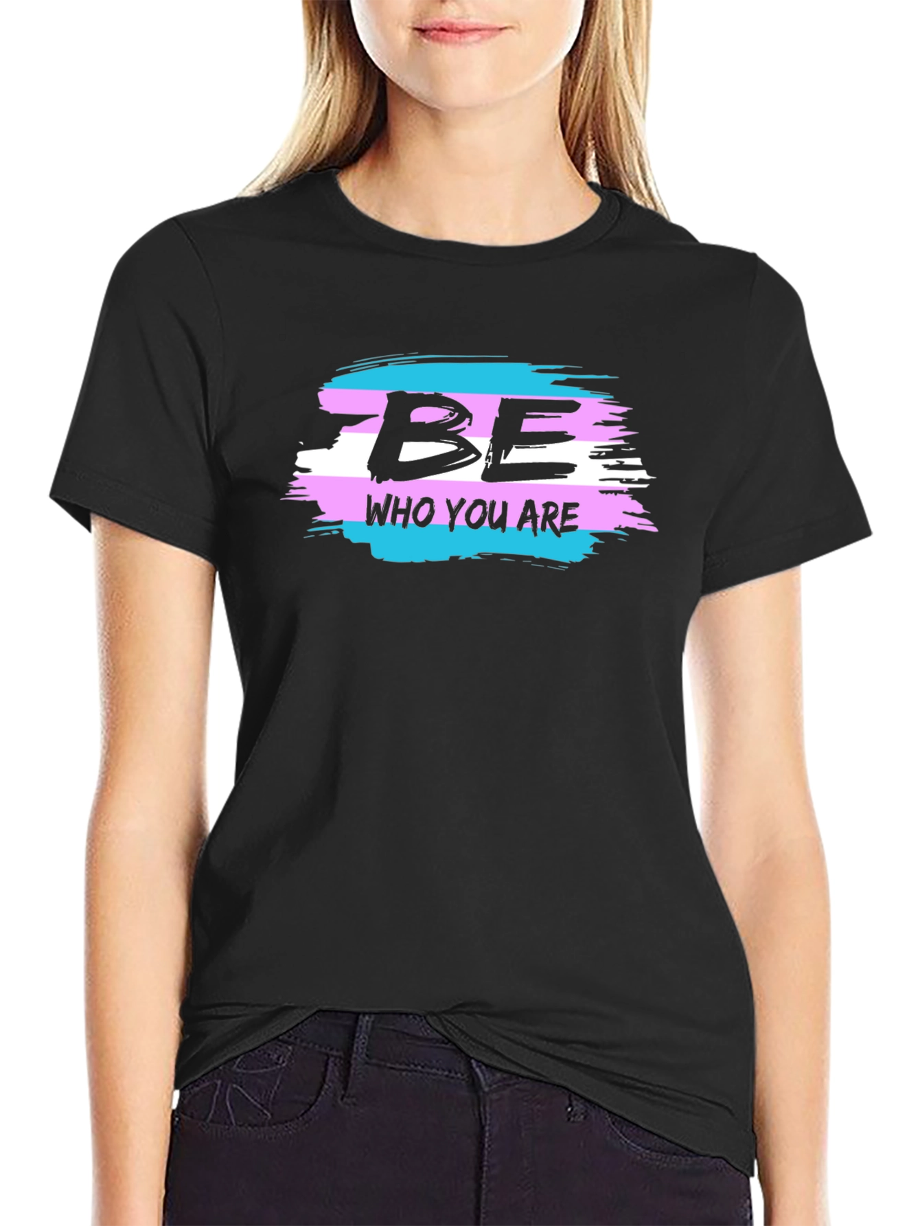 Be Who You Are Transgender Pride T-Shirt