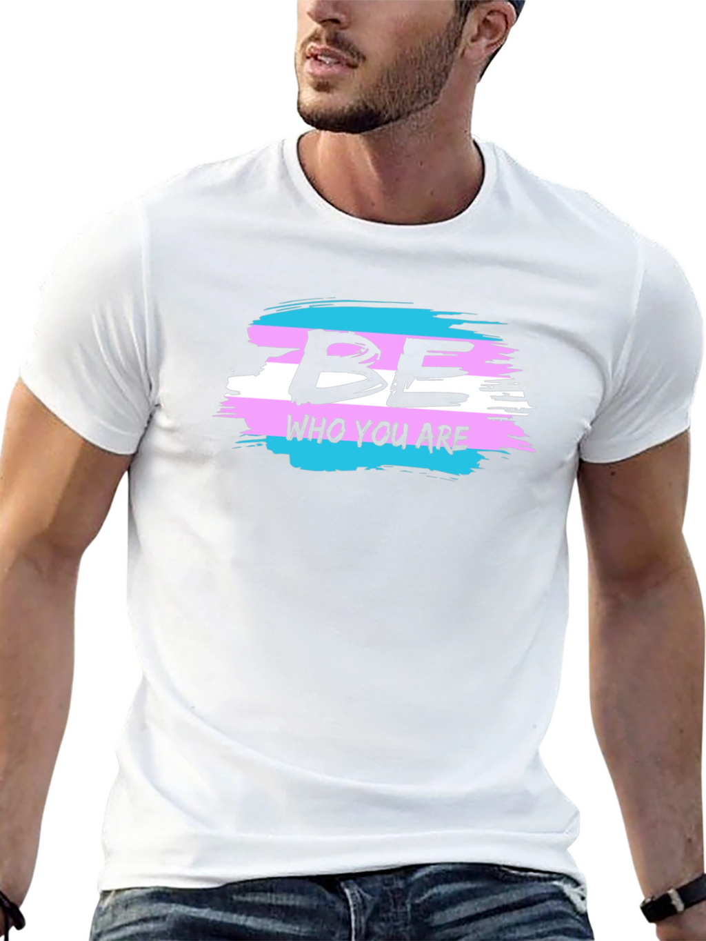 Be Who You Are Transgender Pride T-Shirt