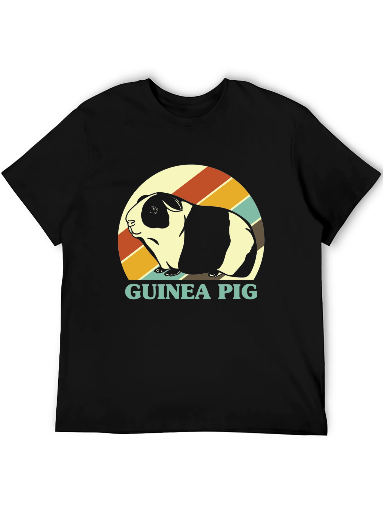 Guinea Pig Retro T-Shirt - Cute Pet Tee