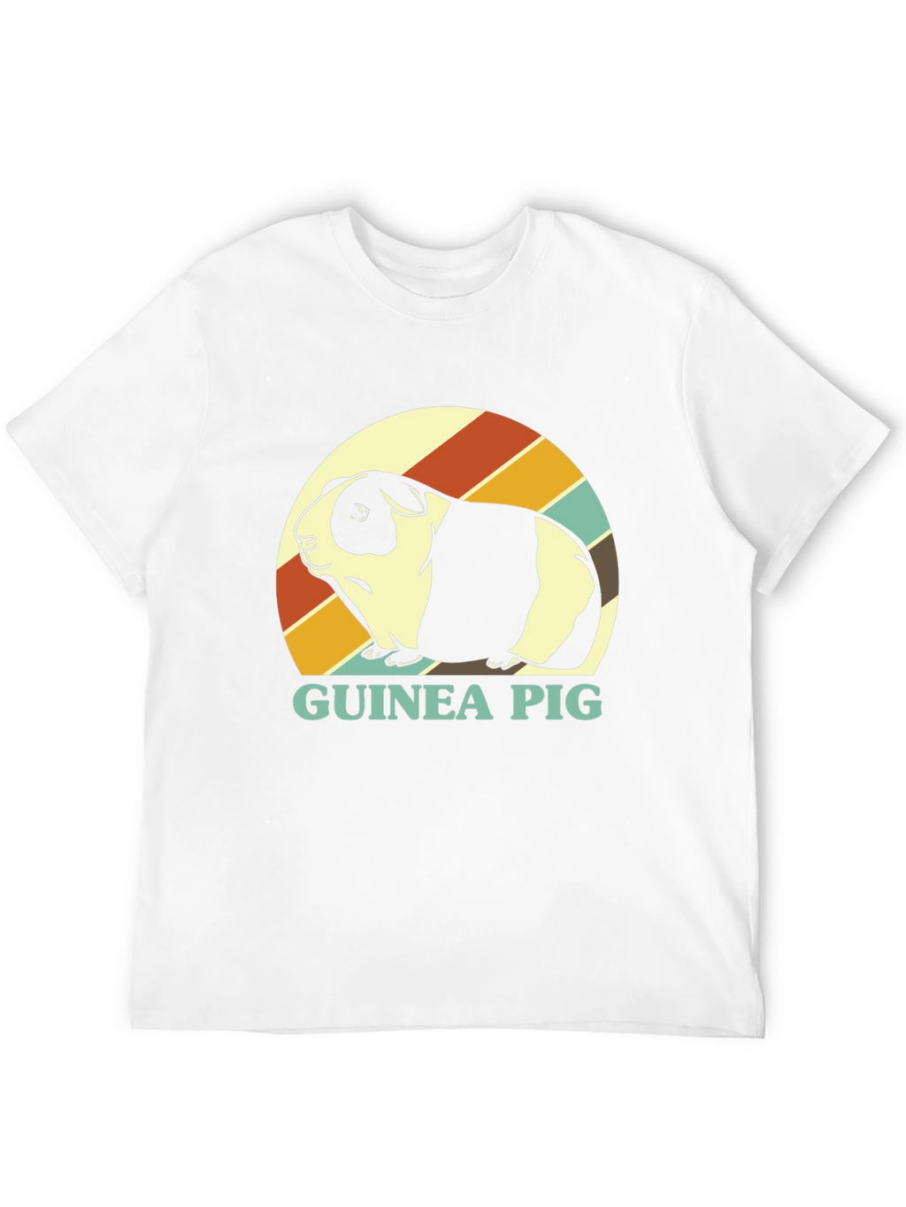 Guinea Pig Retro T-Shirt - Cute Pet Tee