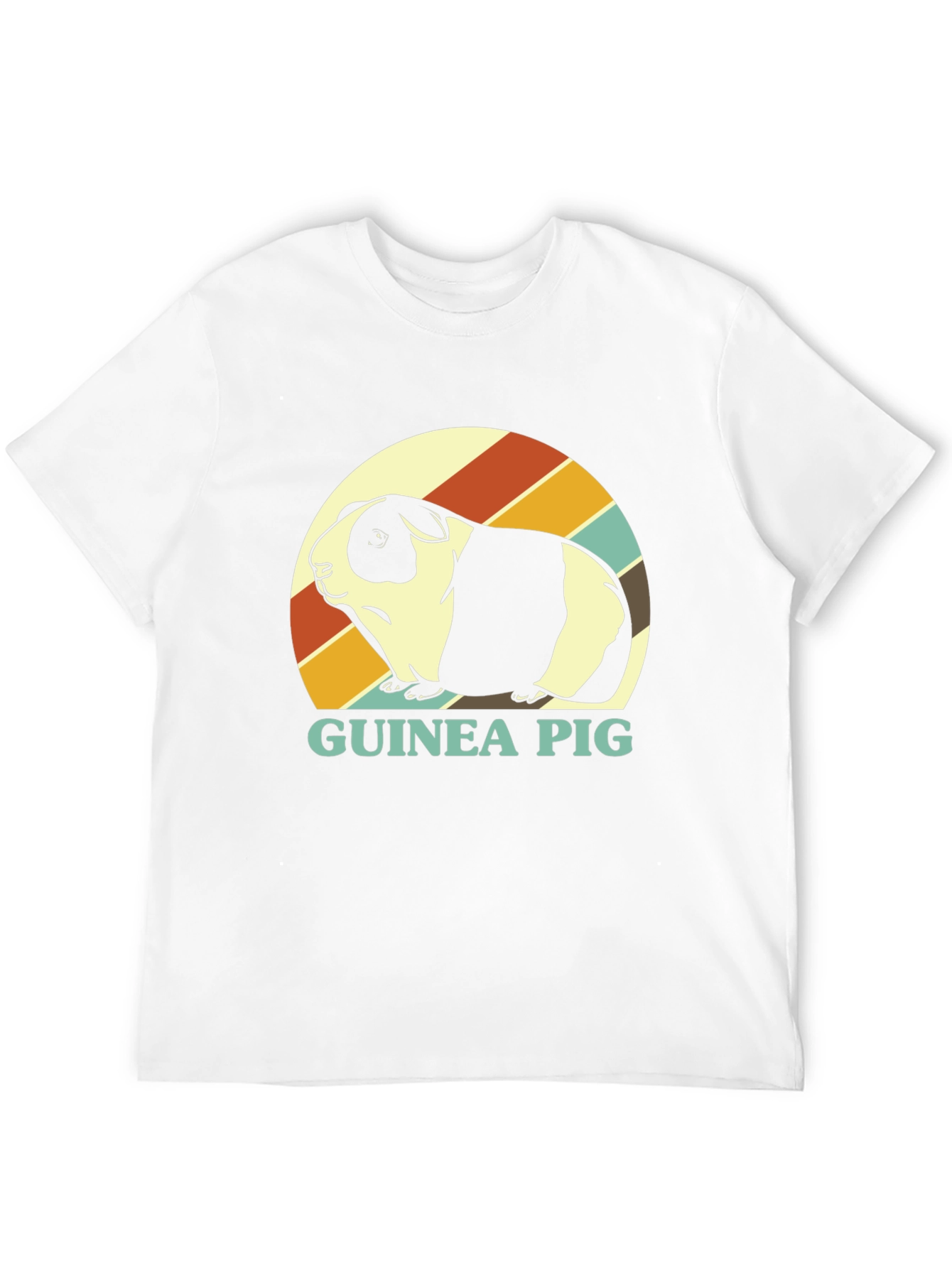 Guinea Pig Retro T-Shirt - Cute Pet Tee