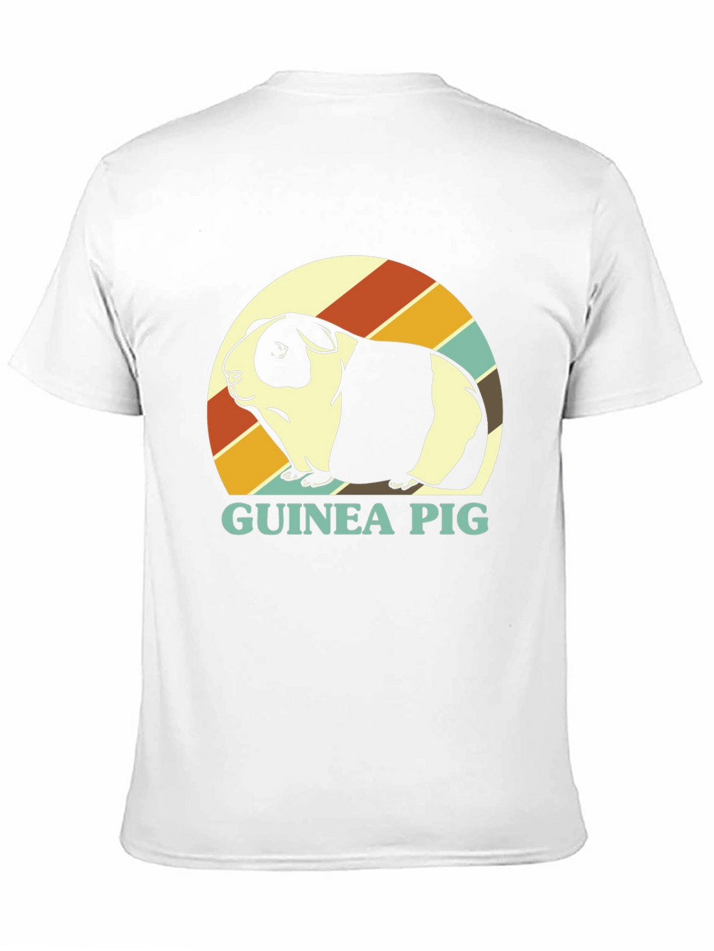 Guinea Pig Retro T-Shirt - Cute Pet Tee