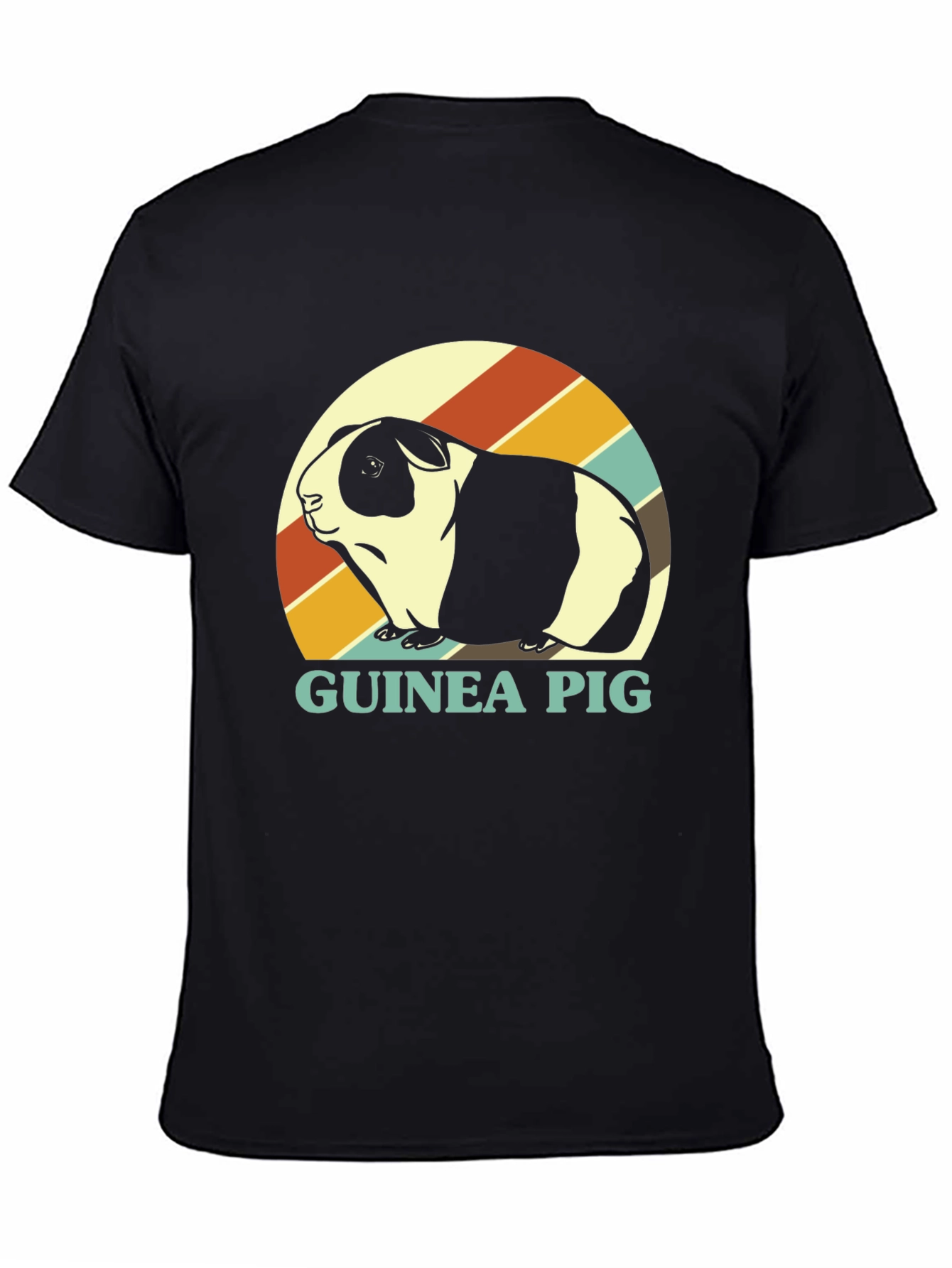Guinea Pig Retro T-Shirt - Cute Pet Tee