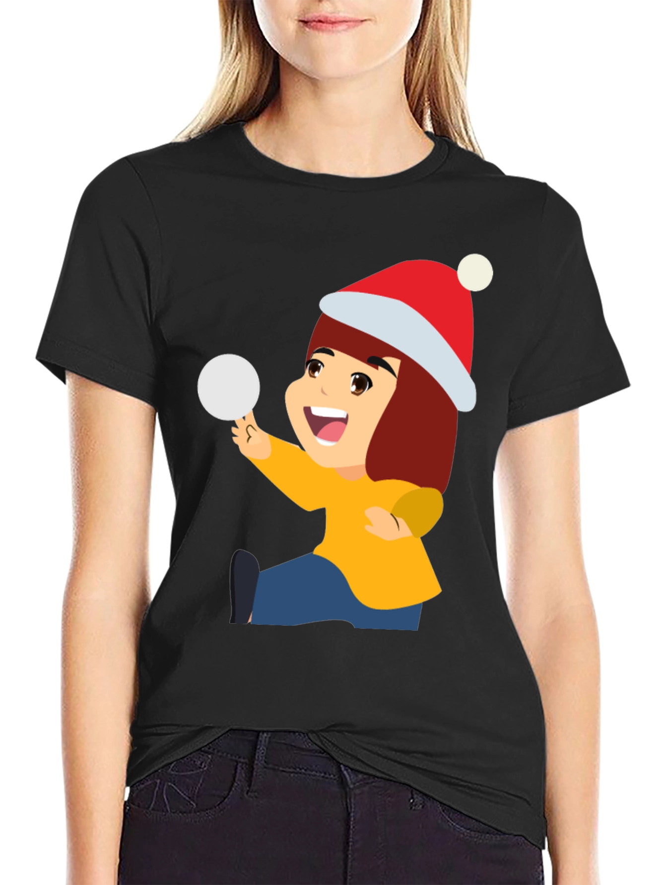 Festive Graphic Tee - Holiday Fun
