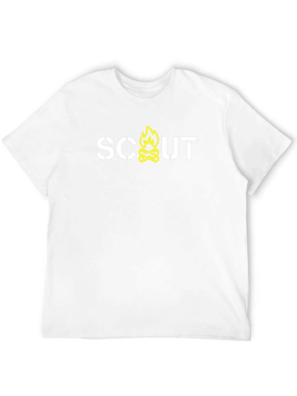 Scout Campfire Graphic Tee - Black Cotton T-Shirt