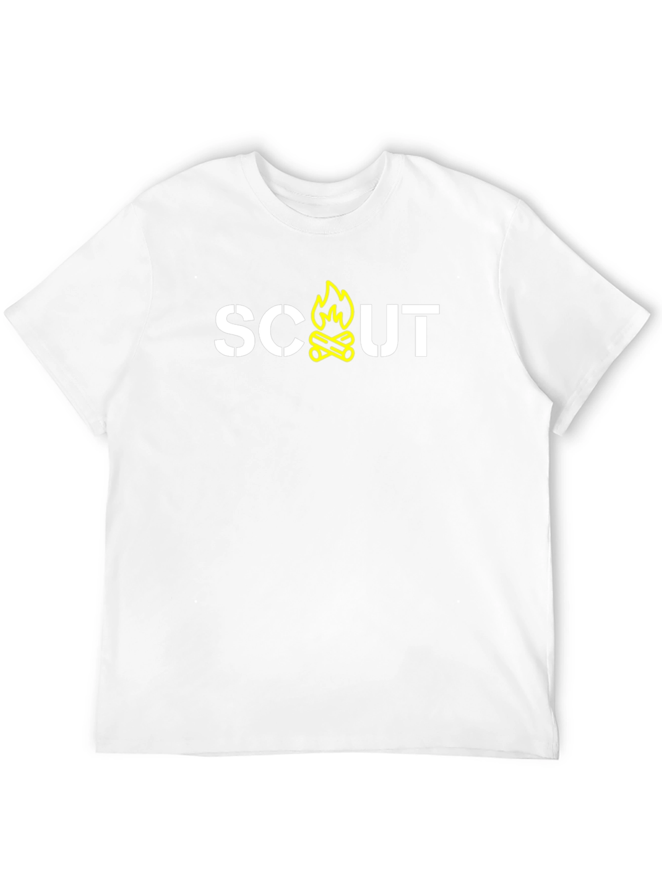 Scout Campfire Graphic Tee - Black Cotton T-Shirt