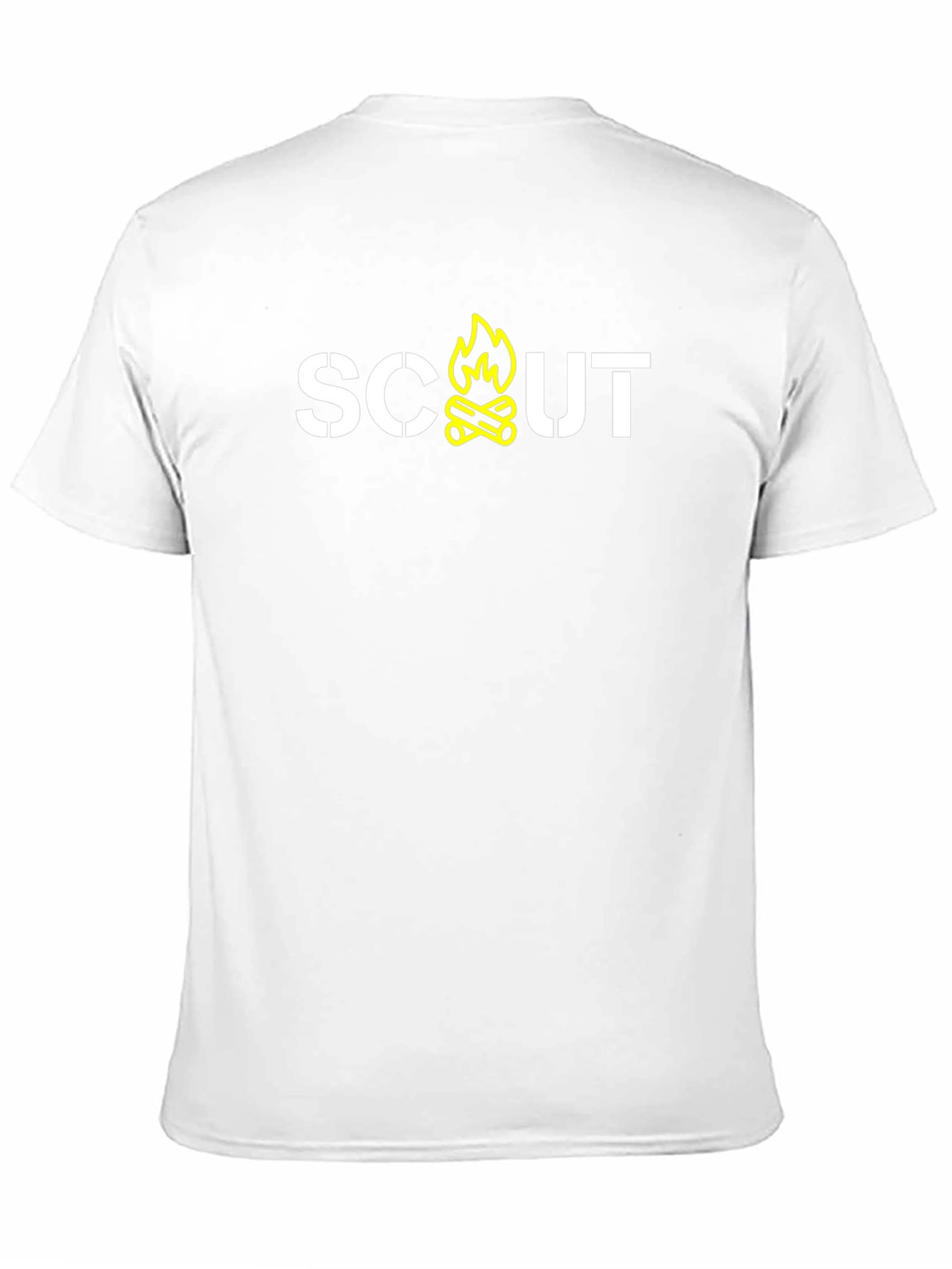 Scout Campfire Graphic Tee - Black Cotton T-Shirt