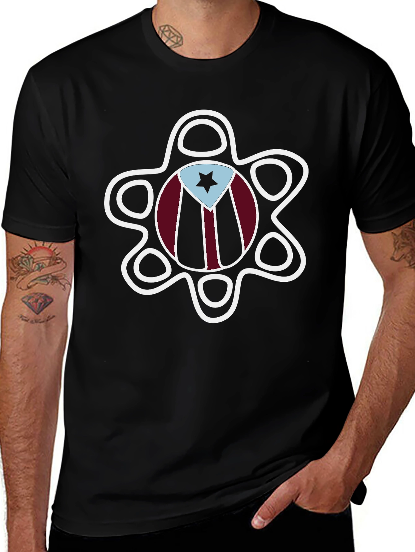 Puerto Rico Coqui T-Shirt - Black