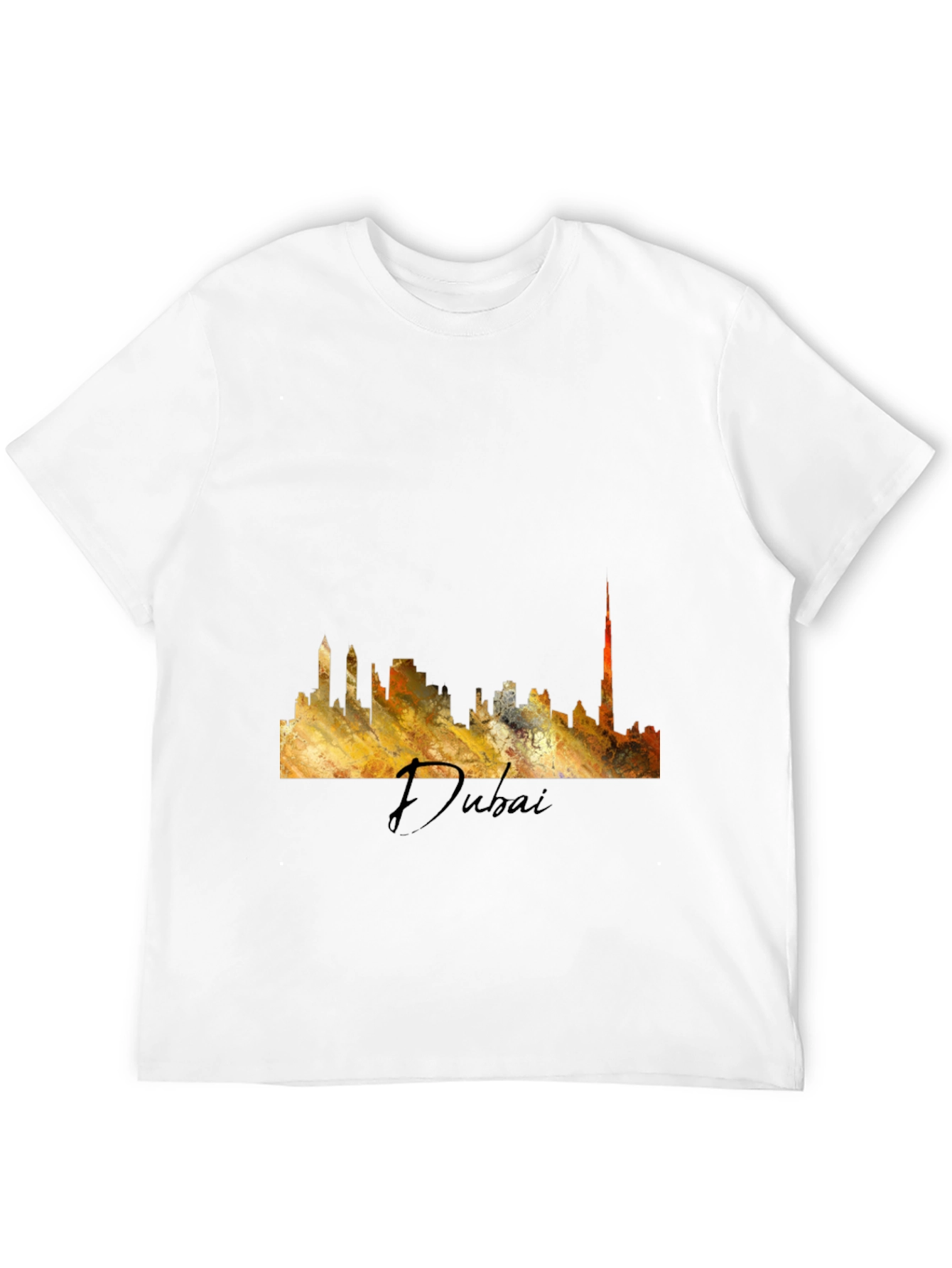 Dubai Skyline T-Shirt - Abstract City Tee