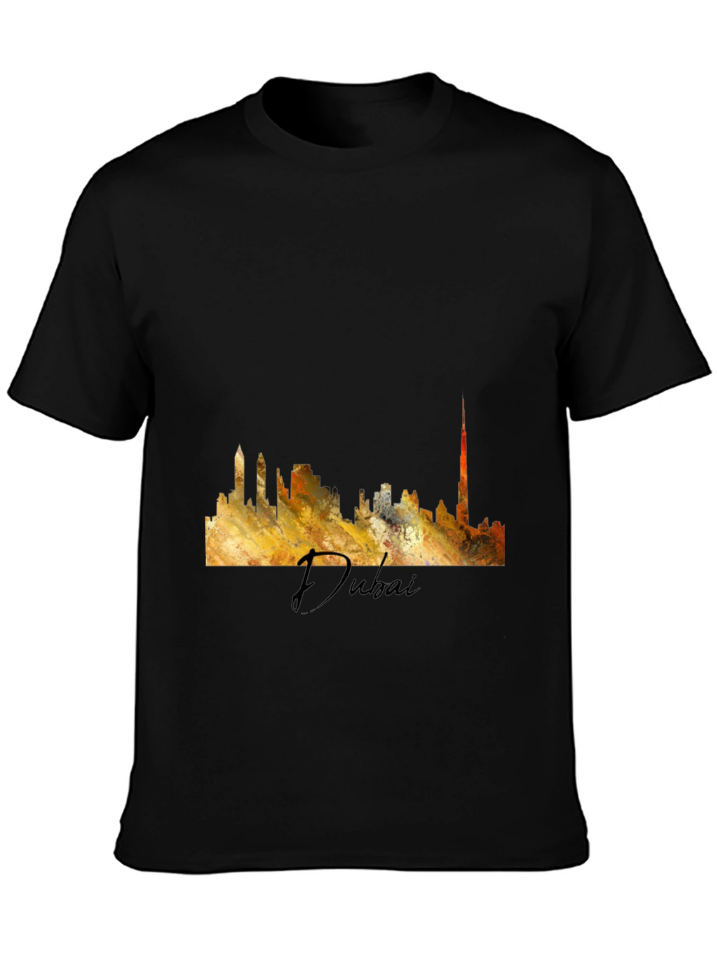 Dubai Skyline T-Shirt - Abstract City Tee
