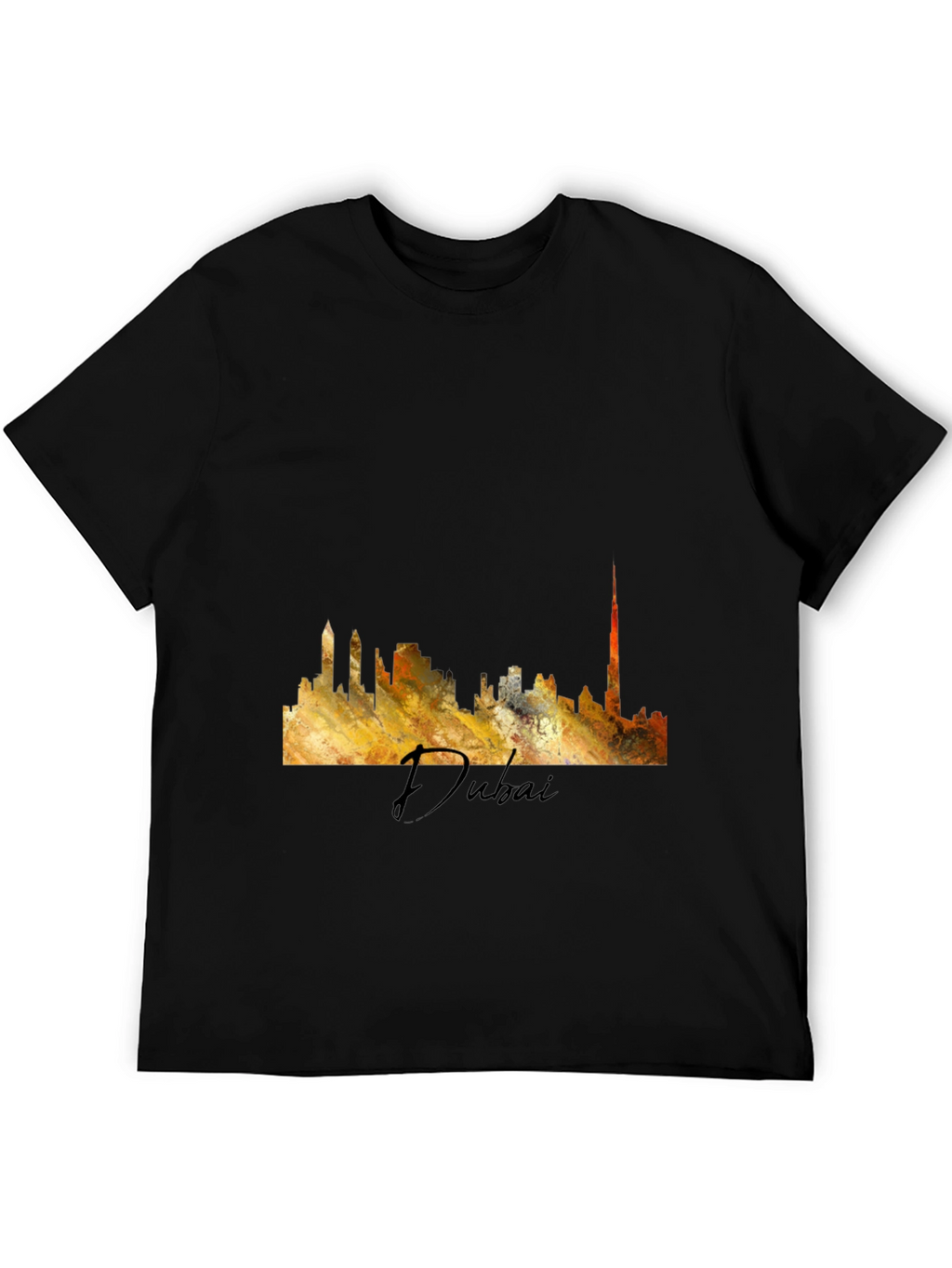 Dubai Skyline T-Shirt - Abstract City Tee